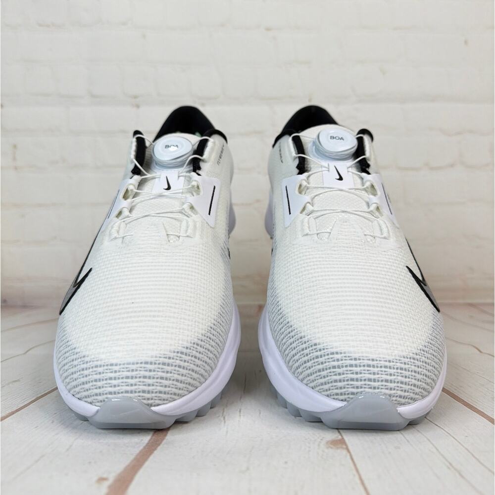 Nike Infinity Tour BOA 2 White Pure Platinum Golf Shoes Mens Size 10W FN6730-100 - Picture 5 of 10
